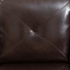 Brown Faux Leather 3-Piece Couch Living Room Sofa Set B