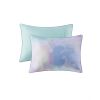 Watercolor Tie Dye Printed Duvet Cover Set with Throw Pillow