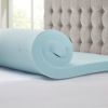 Hypoallergenic 3" Cooling Gel Memory Foam Mattress Topper with Removable Cooling Cover